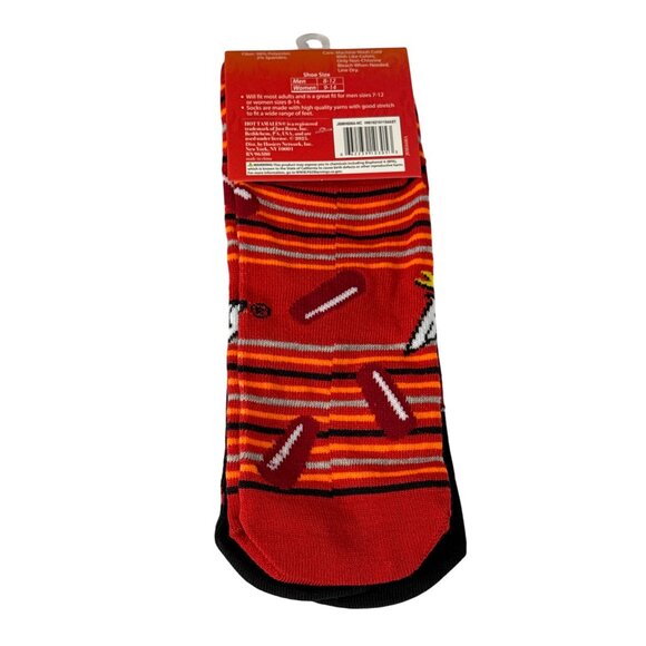 Hot Tamales 2 Pair Low Cut Socks Men’s 6-12 Candy Novelty Gift Pack - Picture 2 of 3